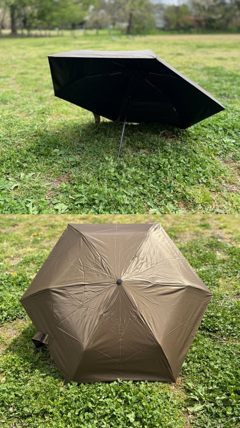 晴雨兼用 折りたたみ傘￥7,700（アンべル）