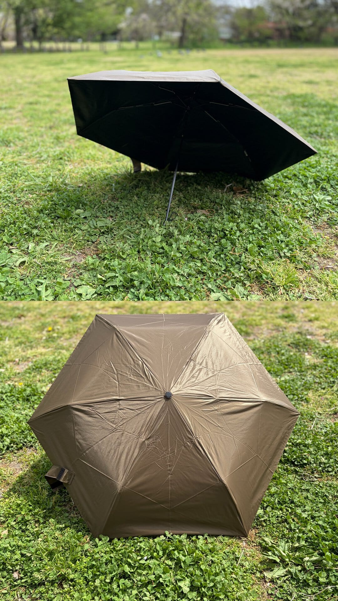 晴雨兼用 折りたたみ傘￥7,700（アンべル）