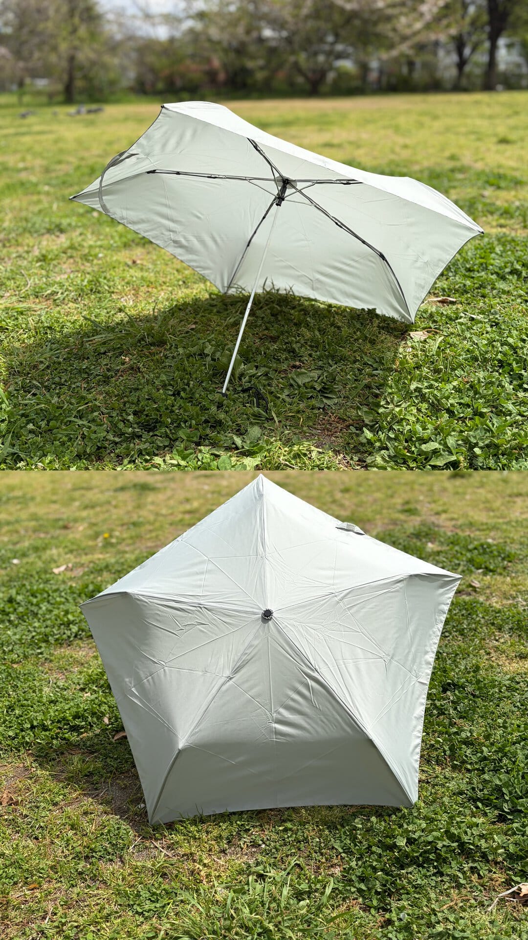 晴雨兼用　軽量　折りたたみ傘￥1,990（無印良品）