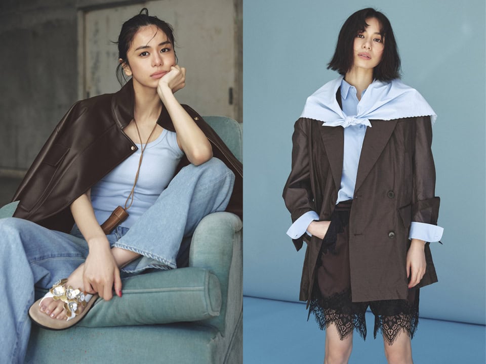 この春はとにかく色! 色! 色!【サックスブルー×ブラウン】で着こなしの洒落感がグッと増します