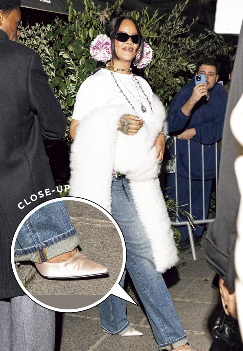 バレエコアを足元でさり気なく。