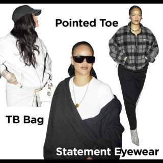 歌姫【リアーナ】は「なつかしバッグ」「ひとくせアイウエア」に夢中！｜セレブの着こなし10選