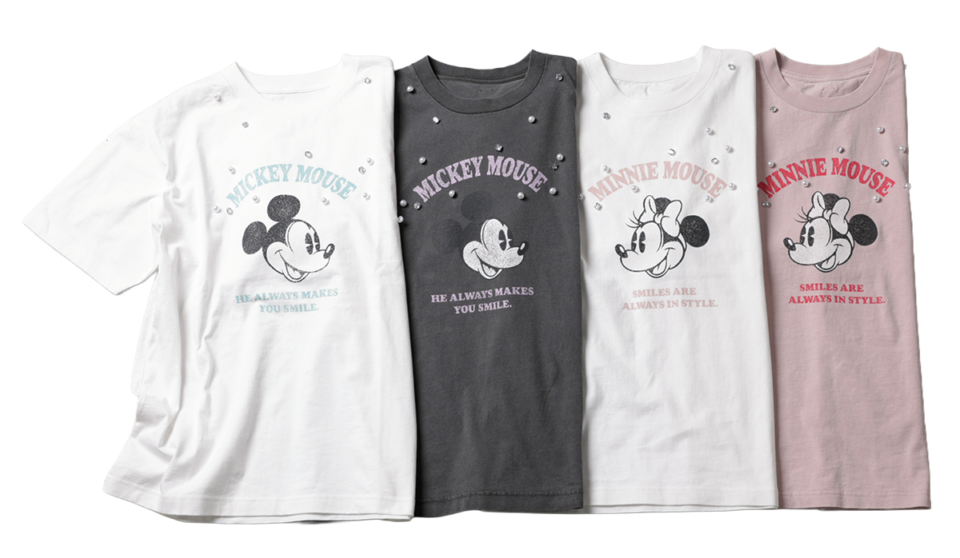 Tシャツ各¥13,200(全てカデュネ/カデュネ プレスルーム)