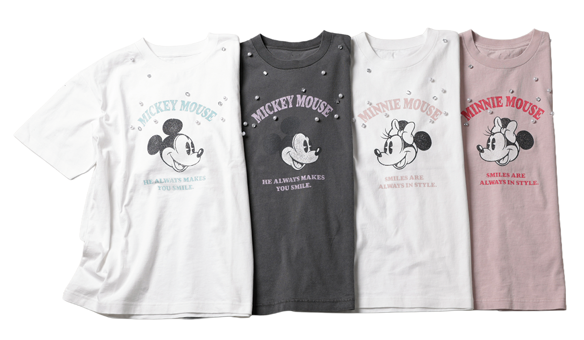 Tシャツ各￥13,200（全てカデュネ／カデュネ プレスルーム）