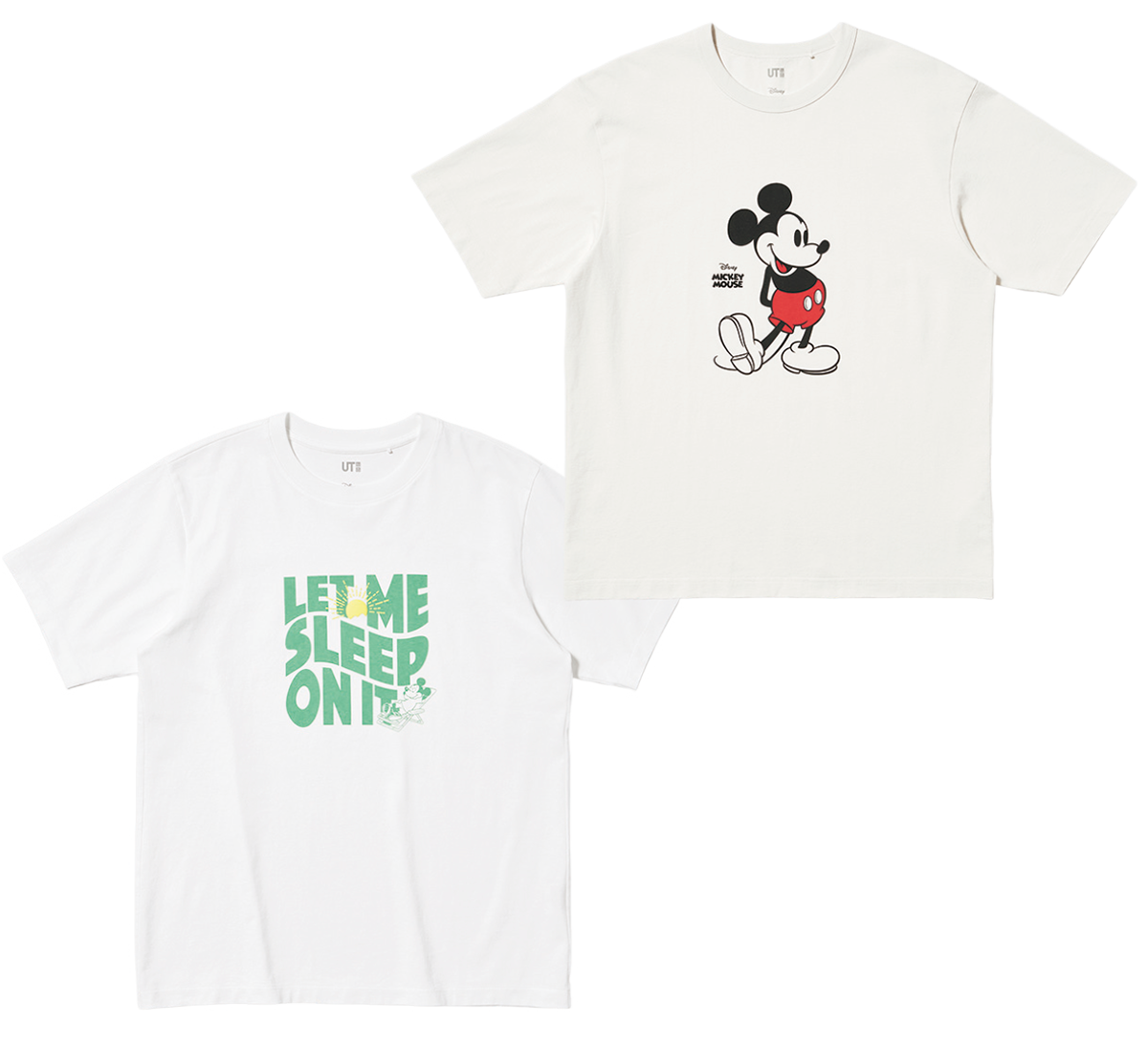 Tシャツ各￥1,990（共にユニクロ）