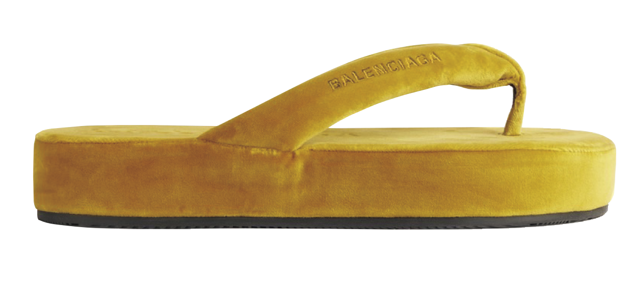 サンダル［ヒール3.5㎝］¥140,800（バレンシアガ／バレンシアガ クライアントサービス）