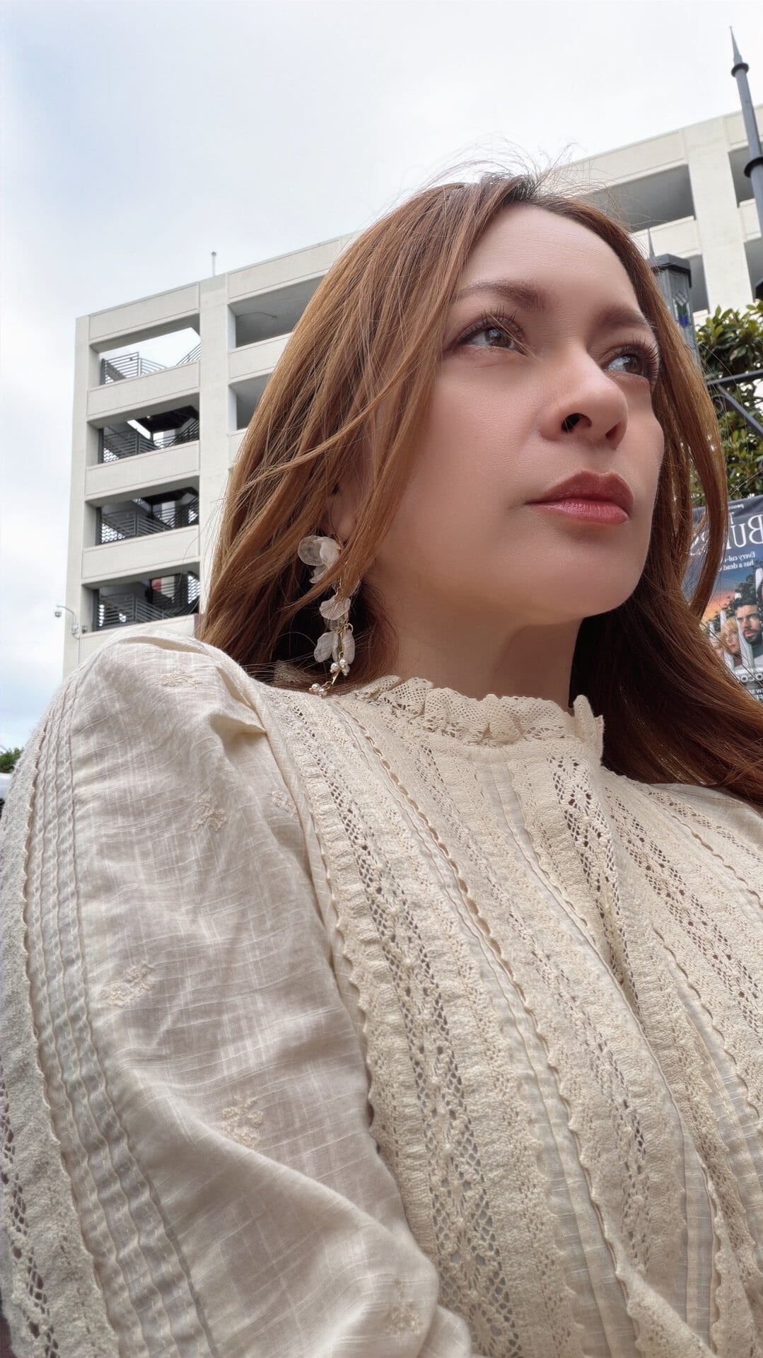 耳にはアンソロポロジーのピアス✿