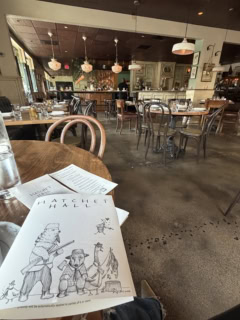 最近お気に入りのレストラン、Hatchet Hall。