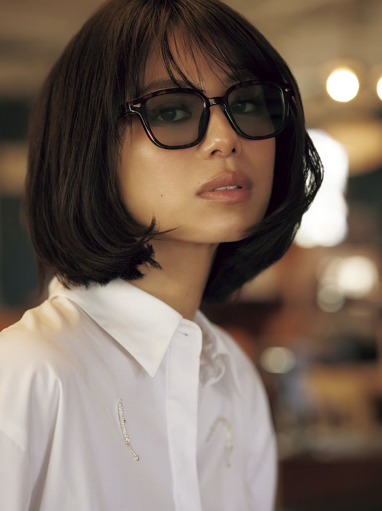 シャツ¥33,000（イウエン マトフ／ユナイテッドアローズ 渋谷スクランブルスクエア店）