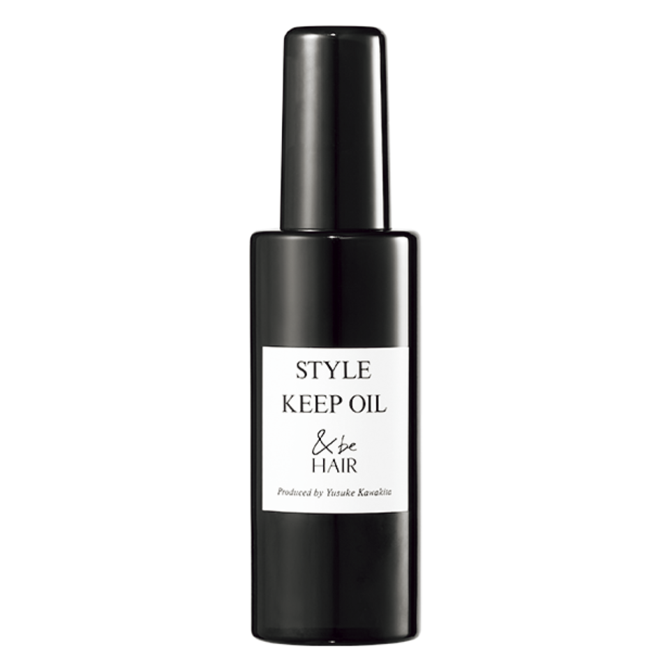 アイロンの熱から髪を守り、カールキープ効果も。＆be スタイルキープオイル リッチマグノリアの⾹り 80mL ¥1,980（Clue）