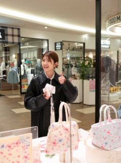 屋内モールでゆっくりとショッピングを満喫