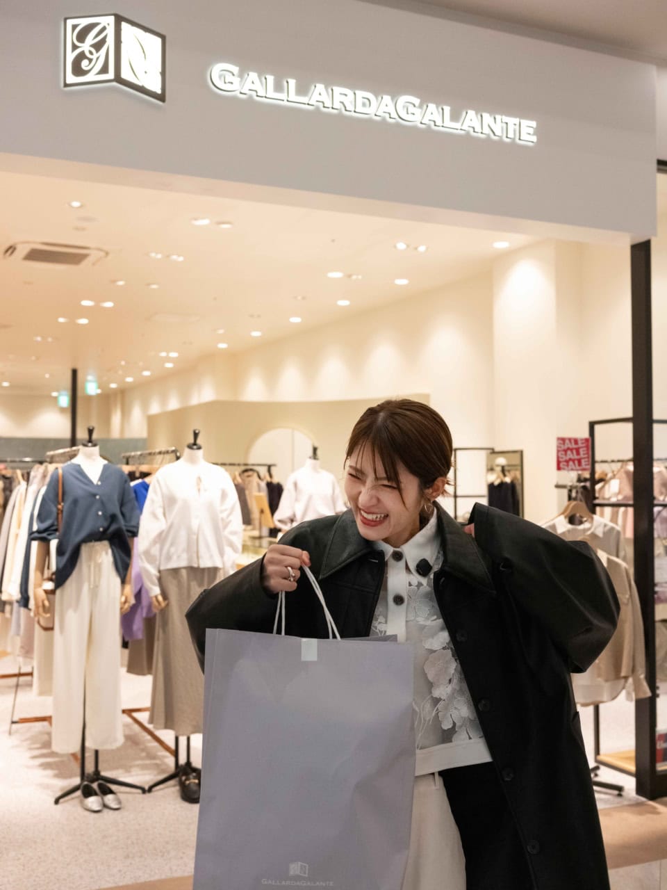 買い物完了♪ 「ちょっと飛ばしすぎてますか……？」