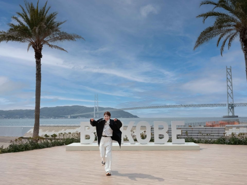 絶景を前にテンションUP！ 早速、お買い物へ！