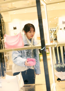 ケイト・スペード ニューヨークでキャッチーなバッグを物色中。