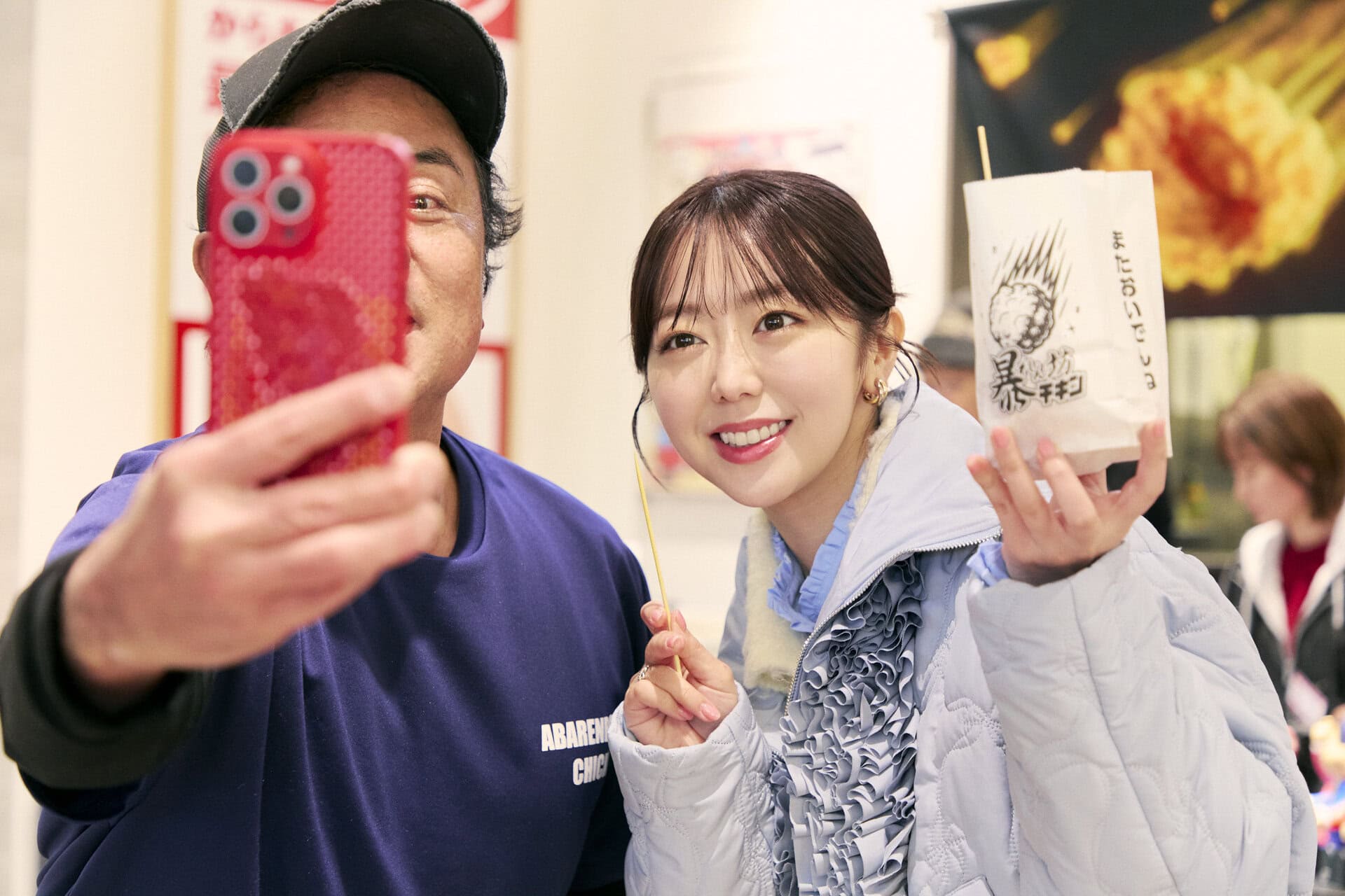 ご友人の店主さんとも遭遇しました。 記念にパシャリ。