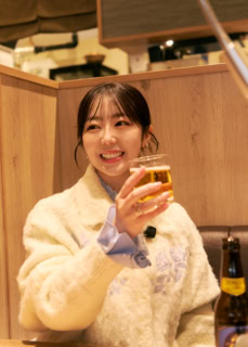 お肉にはやっぱりビールでしょ！ ノンアルコールビールでお昼から乾杯！