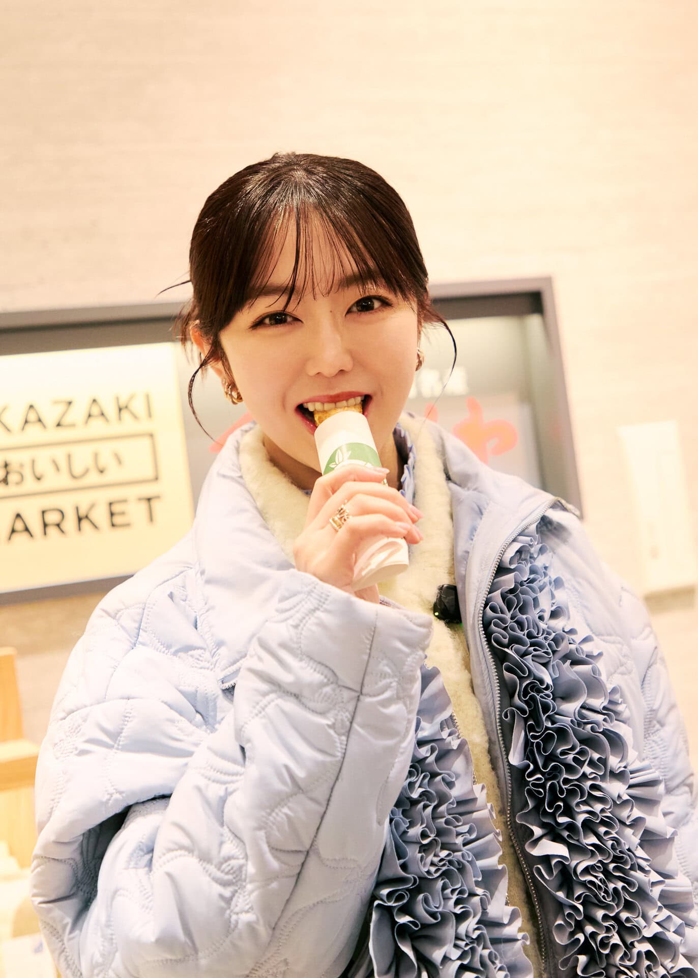 お買い物の合間の食べ歩きにぴったり。