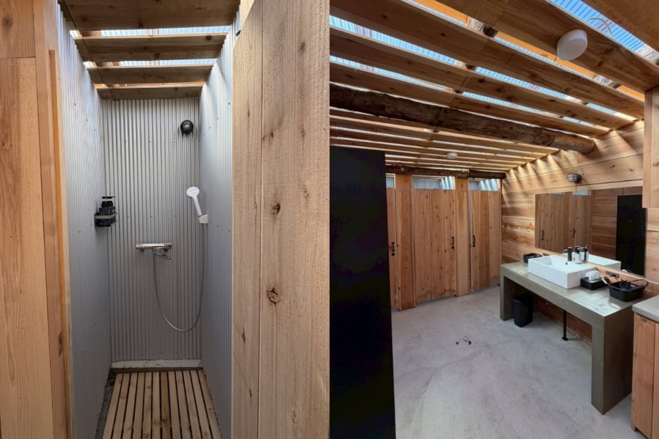 更衣室やシャワールームも完備！