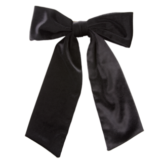 シンプルさが大人好みのリボンバレッタ。¥12,100（ジャルダン ドゥ シュブー）