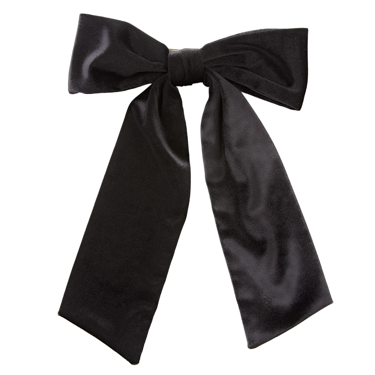 シンプルさが大人好みのリボンバレッタ。¥12,100（ジャルダン ドゥ シュブー）