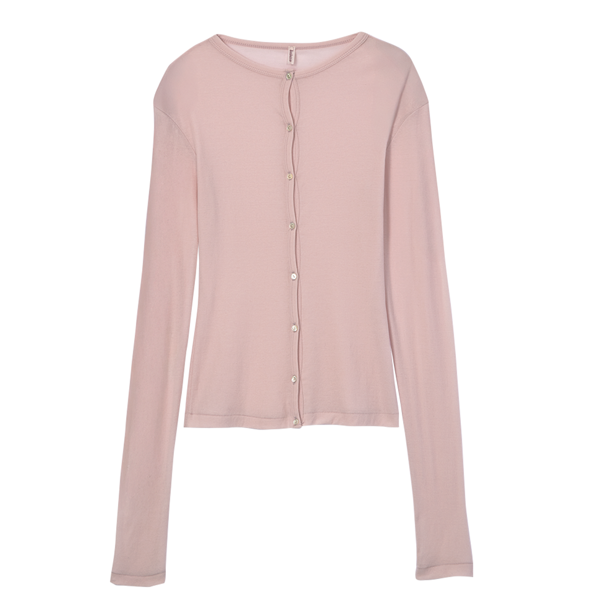 エアリーな質感が今っぽいコンパクトカーデ。¥24,200（ババコ／Orchard Lane）