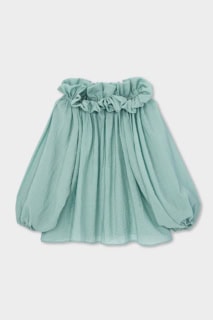 Ruffle Neck Blouse￥19,800