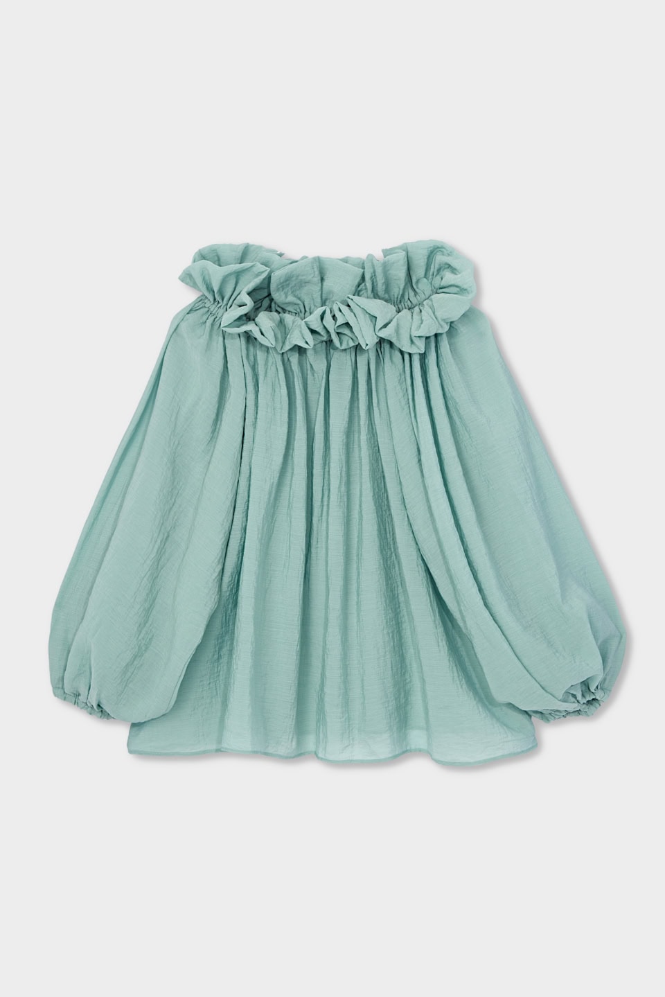 Ruffle Neck Blouse￥19,800