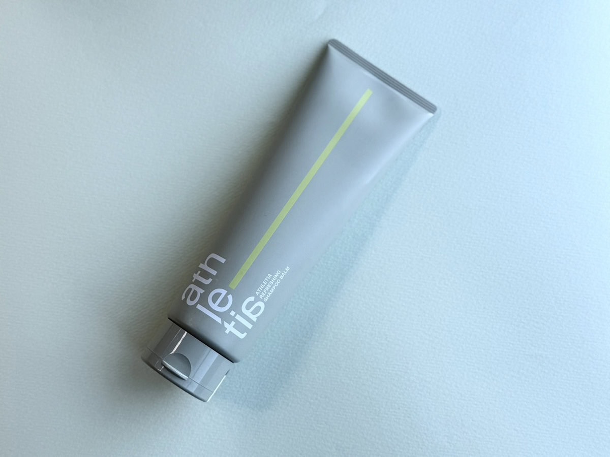 時短とあなどるなかれ。しっかりシャントリした感じに仕上がるからプールの後に愛用中！リフレッシング シャンプーバーム ビッグサイズ240ｇ¥5,500（アスレティア）※6月5日数量限定発売