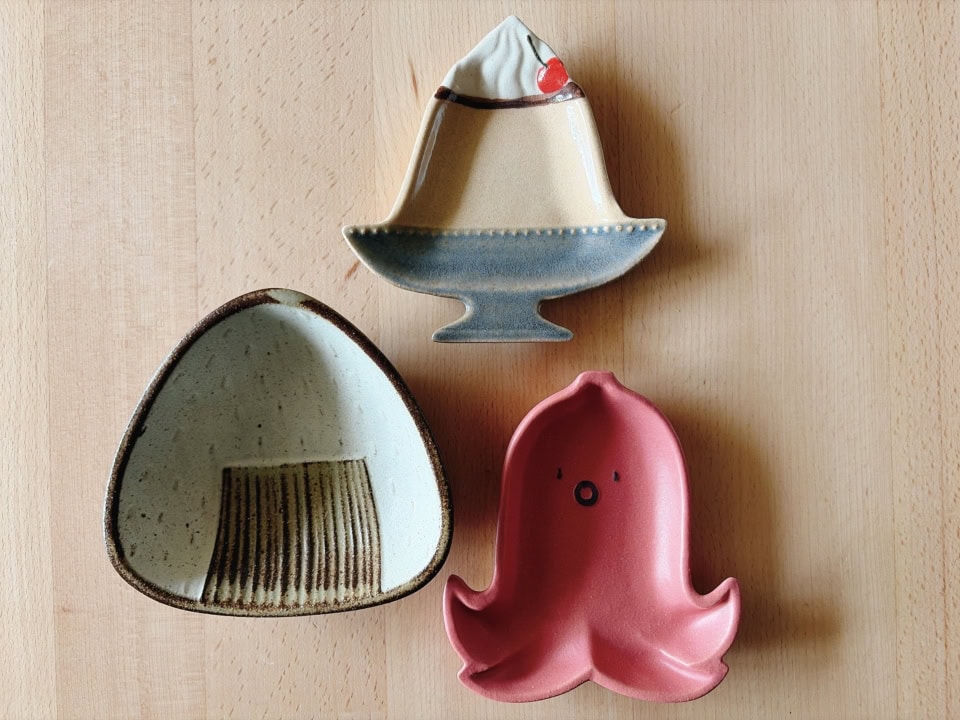 我が家のよしざわ窯コレクション！ 娘が幼い頃、朝食やおやつの時に特にお世話になりました。