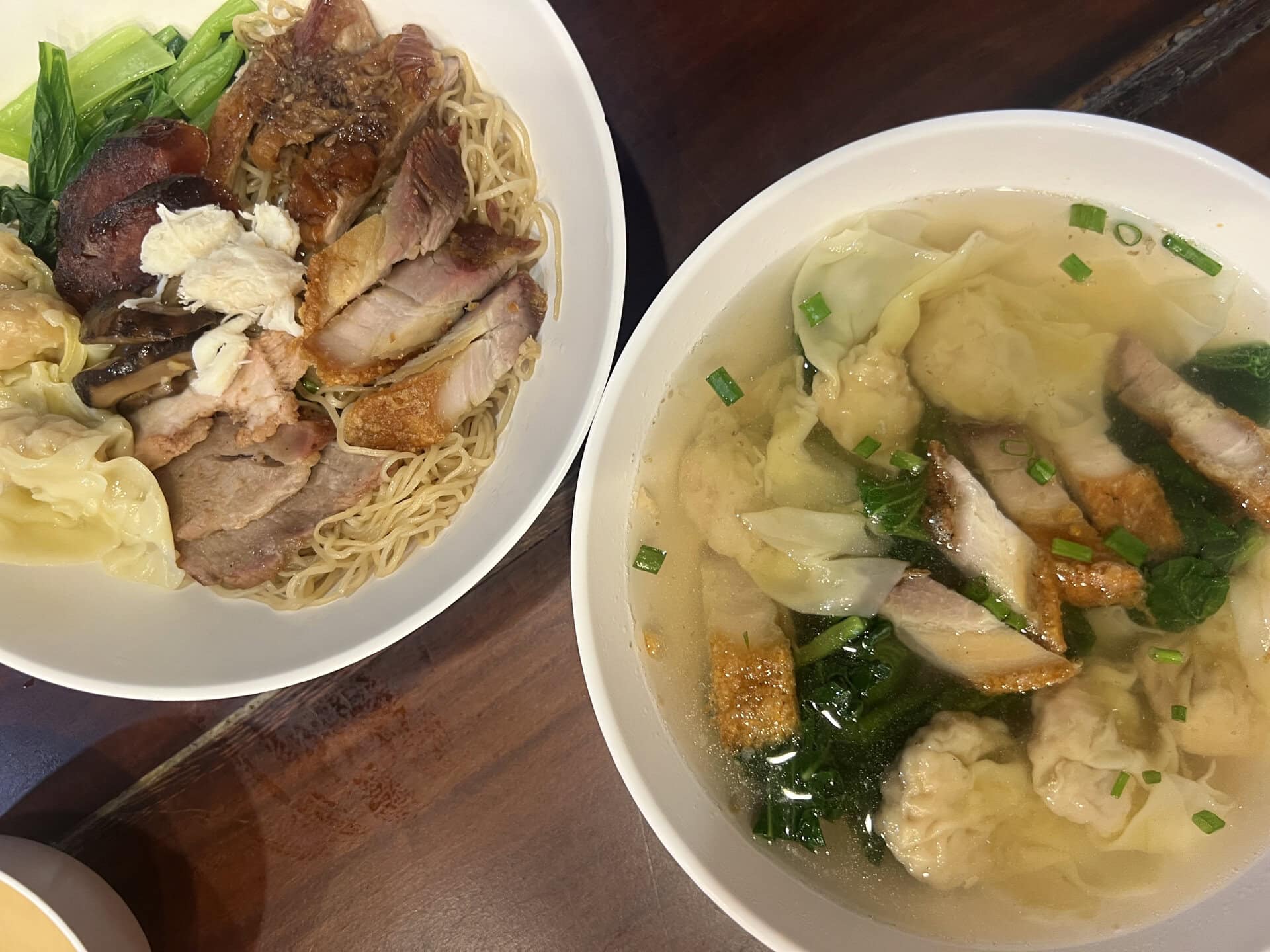『バミーコンセリー』のタイ風ラーメン。あっさりしていてとても食べやすかったです。