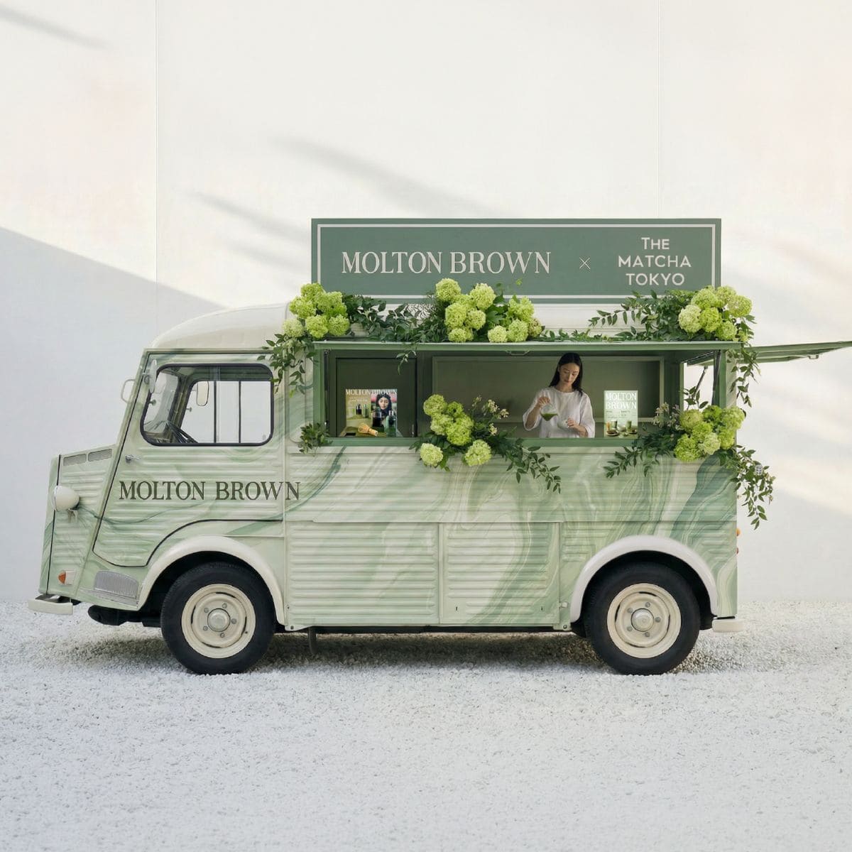 【モルトンブラウン】香りと味覚が同時に味わえる♡『抹茶カフェトラック』丸の内・軽井沢に限定登場！