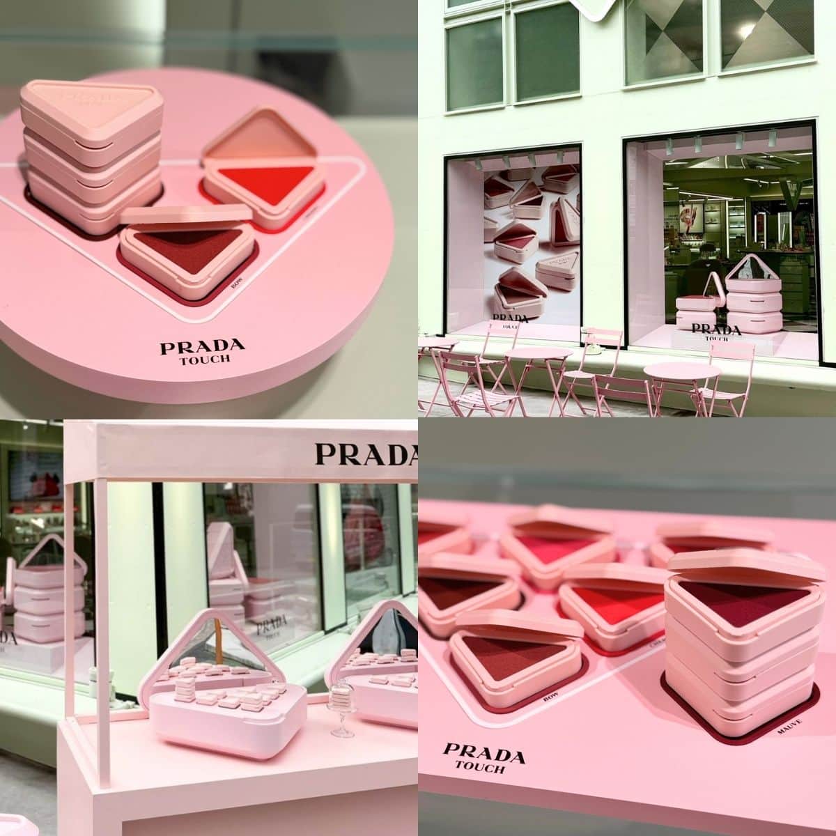 ビジュもカラーも洒落てる！新感覚チーク「プラダ タッチ」の体験型イベントに潜入