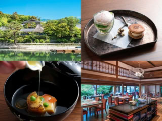 日本の歴史的伝統建築をモダンに落とし込んだホテル「ラグジュアリコレクション 翠嵐 京都」内にあるレストラン。5月31日までの春懐石をいただきに行ってきました。