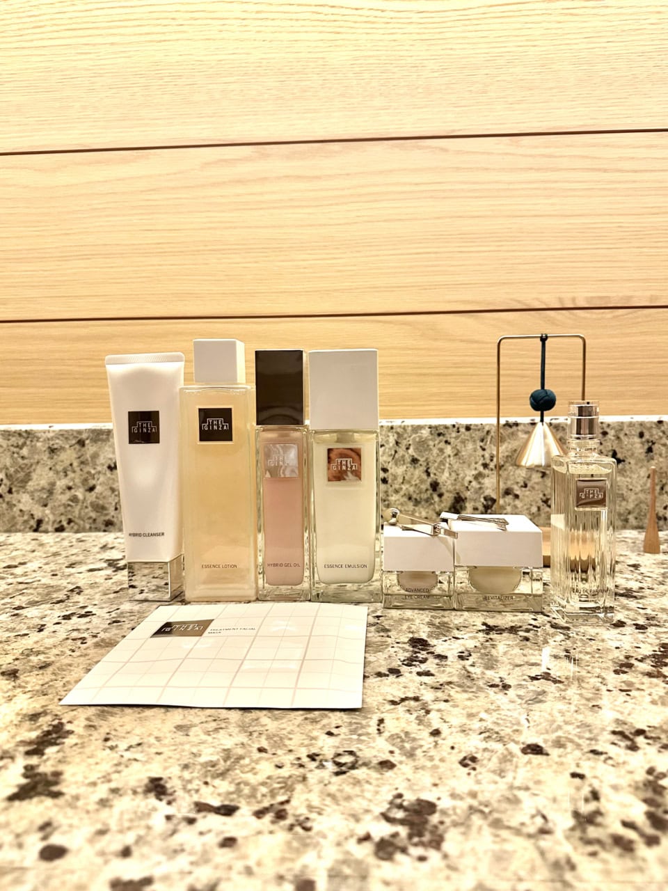 施術に使用された製品はスパで購入可能です！