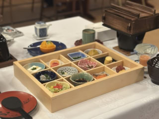 朝食は小鉢で種類も豊富