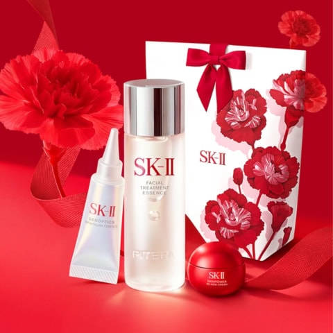 【母の日ギフト】自分へのご褒美にも♡SK-IIから日本限定の「カーネーション」ギフトラッピングが登場!