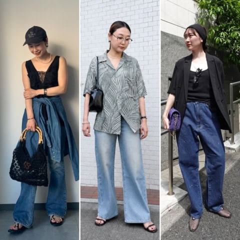 初夏は「デニムを黒で締める」のが大人カジュアルを洒落見せするカギです【40代スナップ7選】