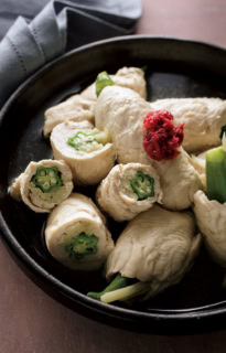 オクラと新しょうがの肉巻きさっぱり煮