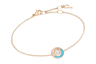 「ポセション」ブレスレット［K18PG×DIA×ターコイズ］¥444,400（ピアジェ／ピアジェ コンタクトセンター）