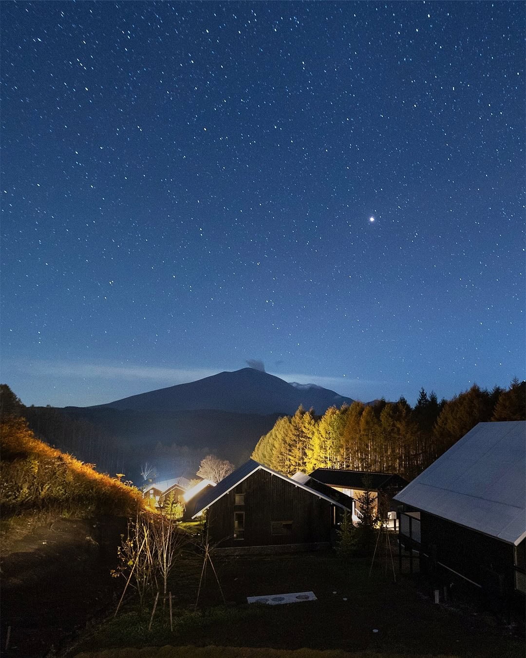 私は満たれなかったのですが、お天気がよければ夜には満点の星空も見られるそう。見たかった！