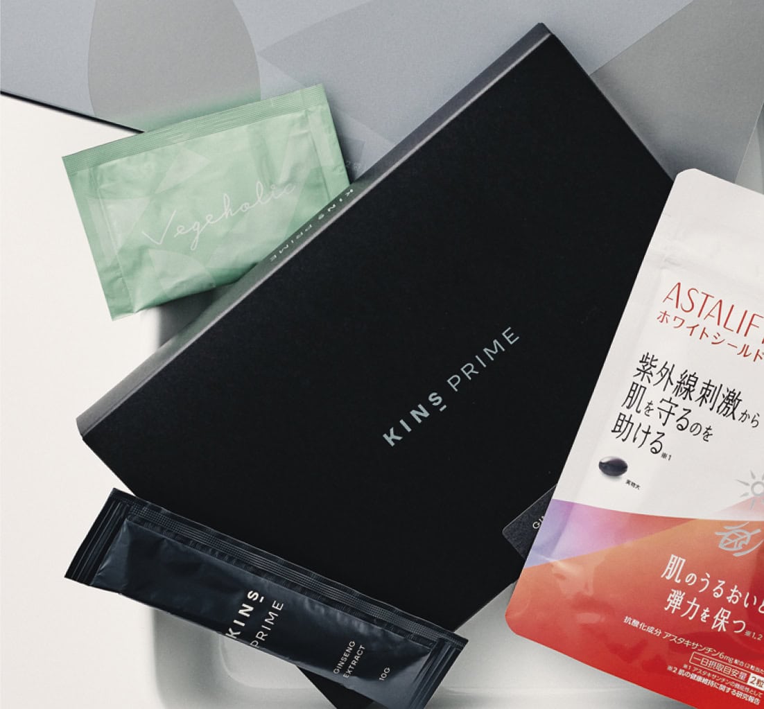 発酵により低分子化した高麗人参のエキスを配合。60包 ¥24,800（KINS）