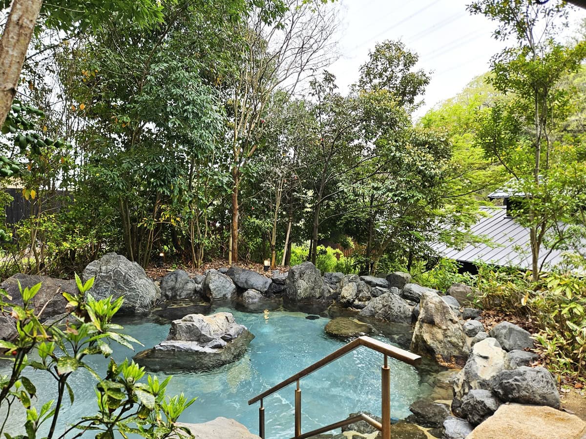 森林浴気分を味わえる杜乃湯。