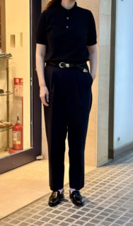 今回はスラックスと合わせましたが、デニムとの相性もバツグンでした！