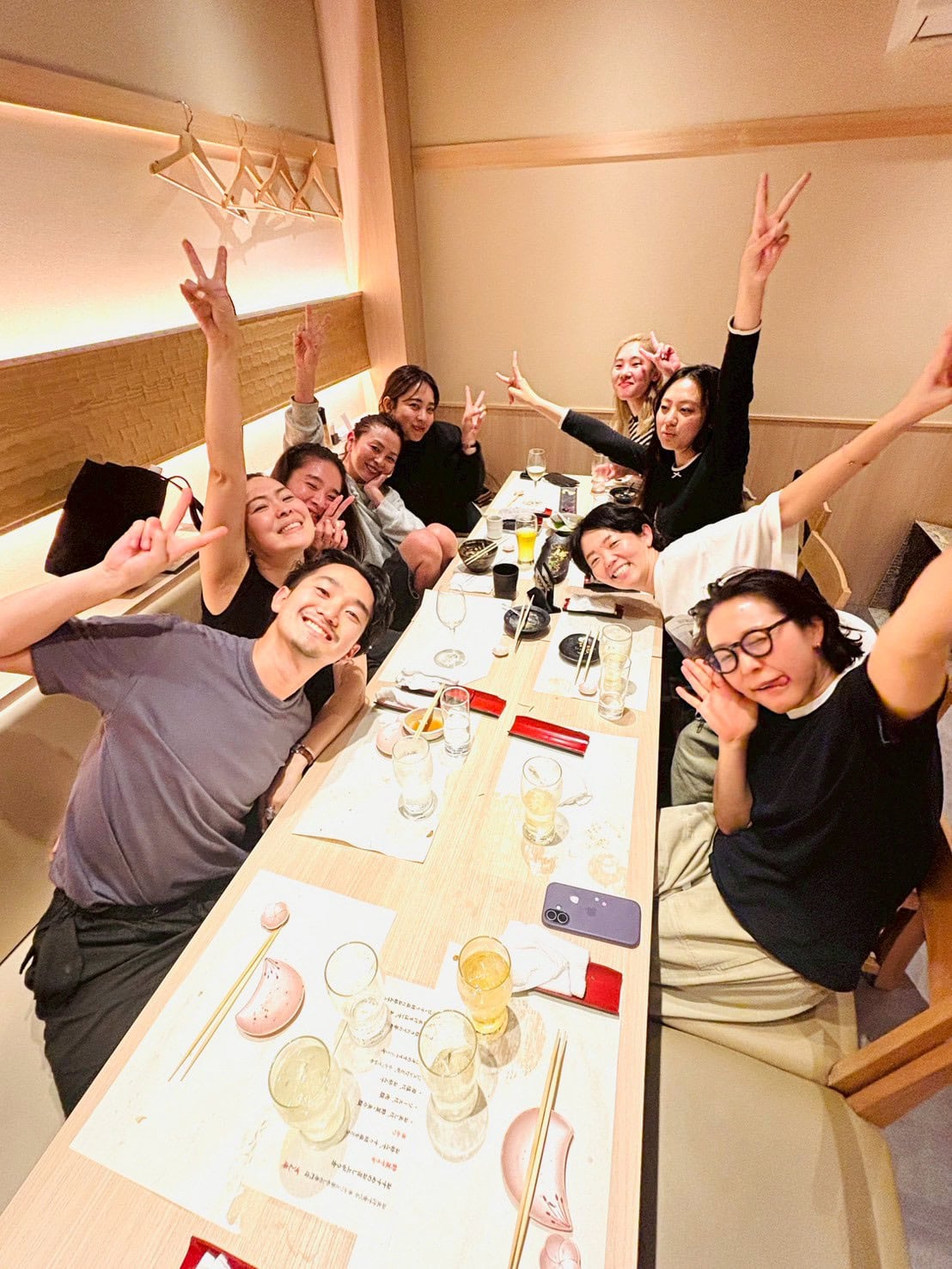 そしてこんな素敵な機会をくれたちーちゃん、スタッフの仲間たち、みんなで大人の修学旅行みたいによく笑って、よく呑んで、ゆっくり話せたことが久々すぎて幸せだったな〜。ありがとう!!