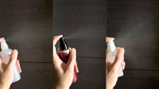 右からアディクション、シュウウエムラ、ジュリーク。全て霧が細かいものの、噴射範囲や噴射の仕方がブランドによって違う。