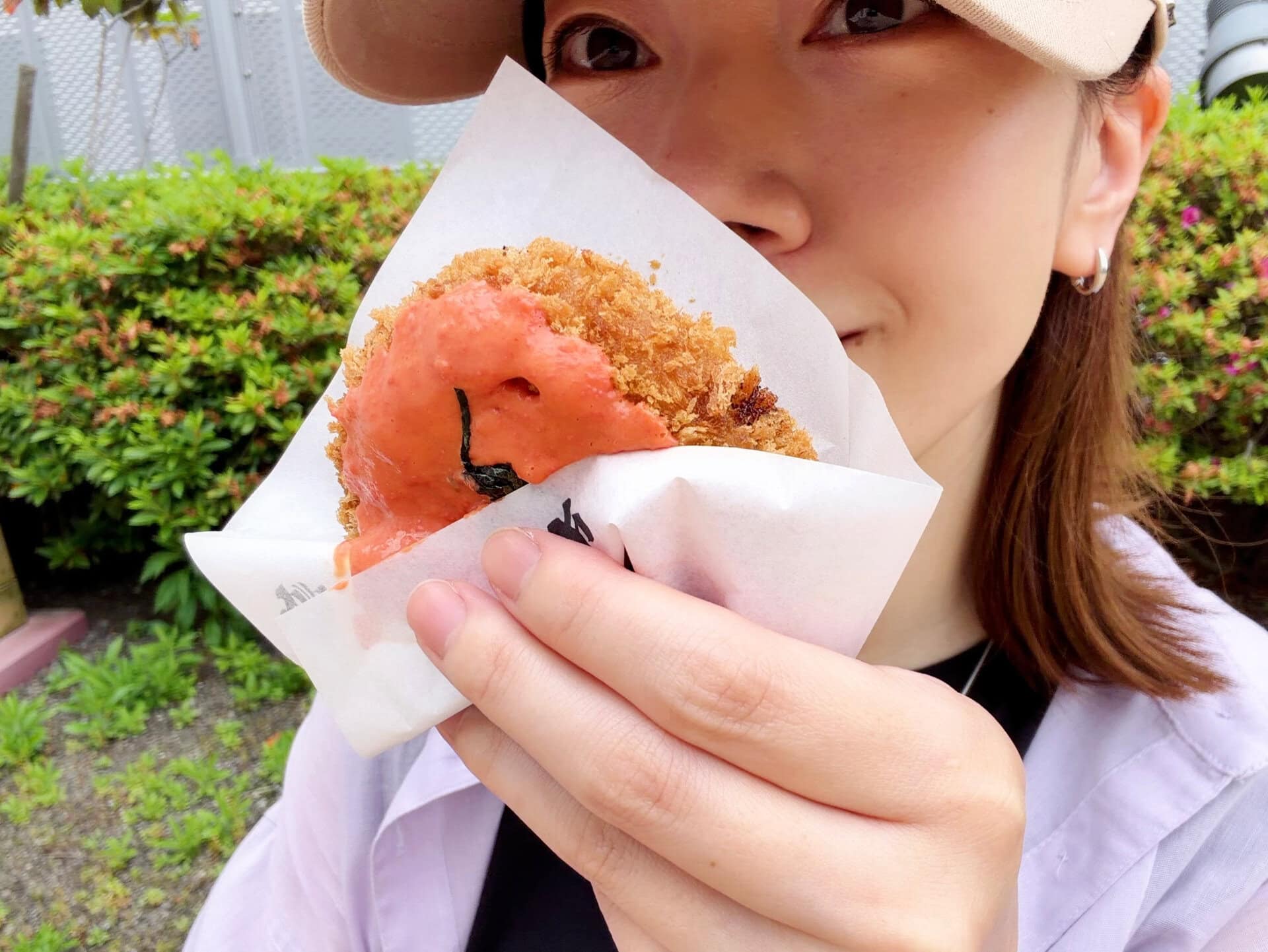 「築地コロッケ」明太もんじゃコロッケ