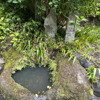 海蔵寺の境内にある「底脱ノ井」。長い年月を感じさせる佇まいに思わず足を止めたくなります。