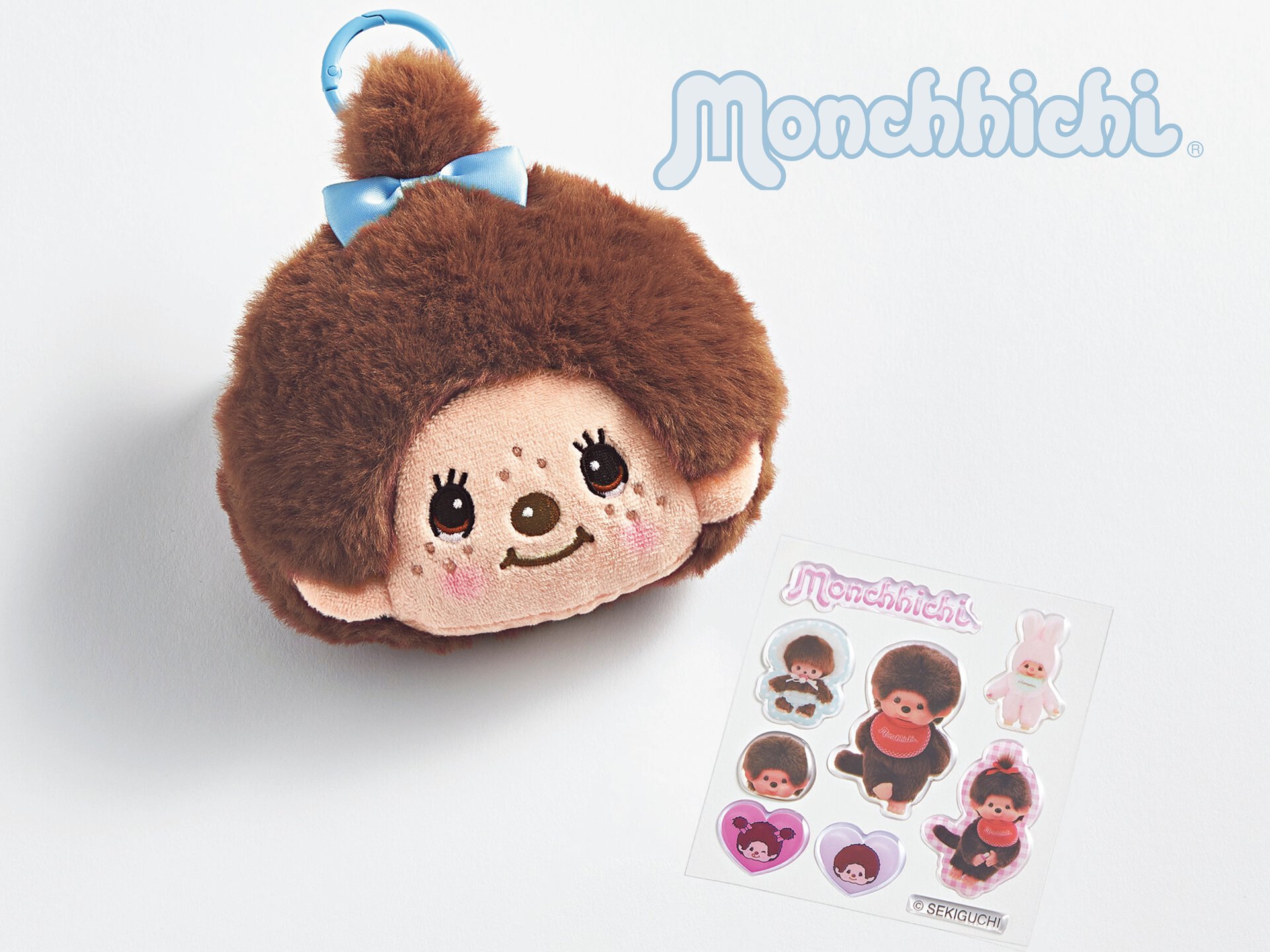 ★超レア★モンチッチxポストペットのコラボ　ペア モンチッチの顔ポーチ、絶対欲しい！6月12日発売のsweet増刊付録が