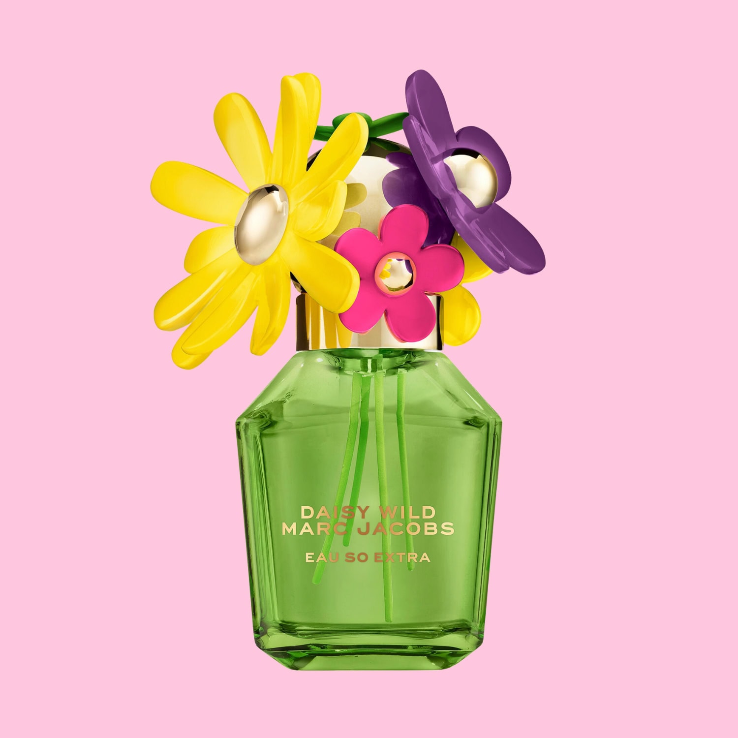 グリーンのボトルに色とりどりの花々が咲き誇るワイルドフラワーブーケのデザインが見ているだけで元気をくれる、今季のフローラル グルマンの大本命。