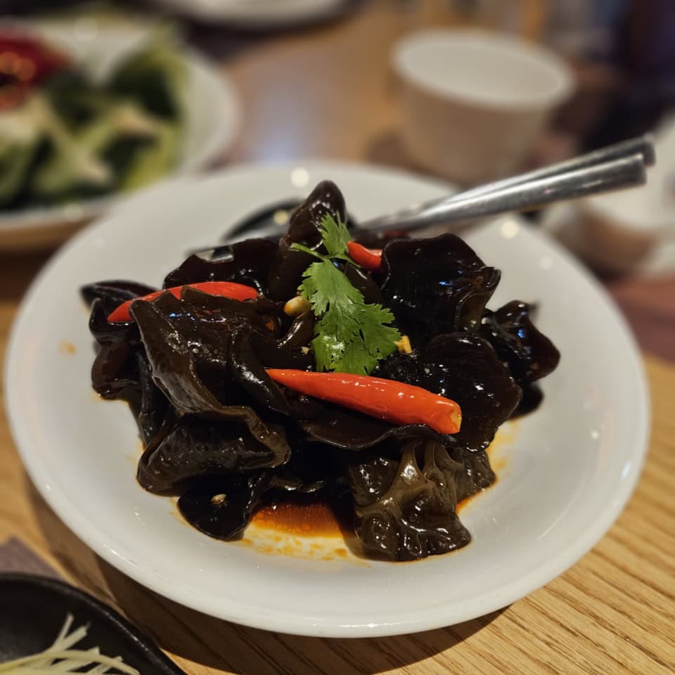 キクラゲの黒酢和え